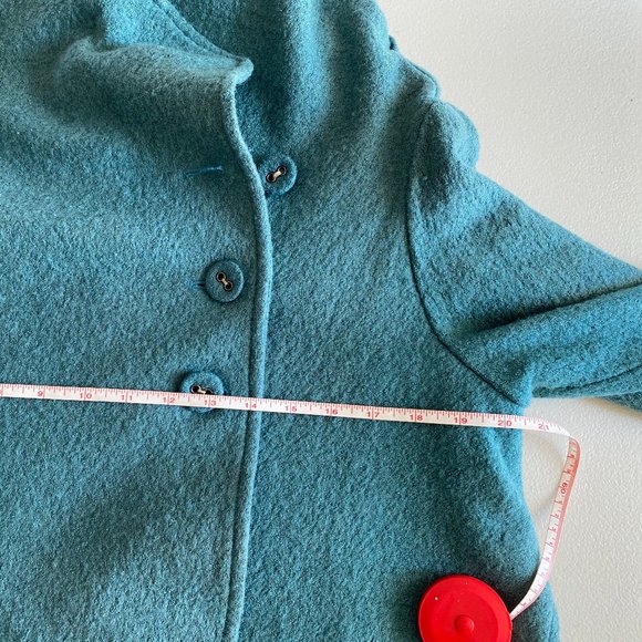 Pou Dou Dou Wool Blend Coat Cute - Picture 7 of 12